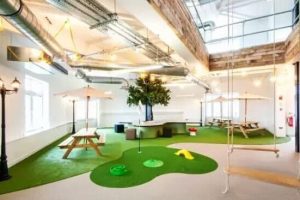 工業(yè)風天花板兒童休息區(qū)裝修