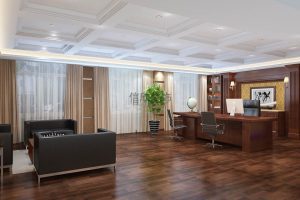 中式風(fēng)現(xiàn)代辦公室簡約商務(wù)風(fēng)木制裝修