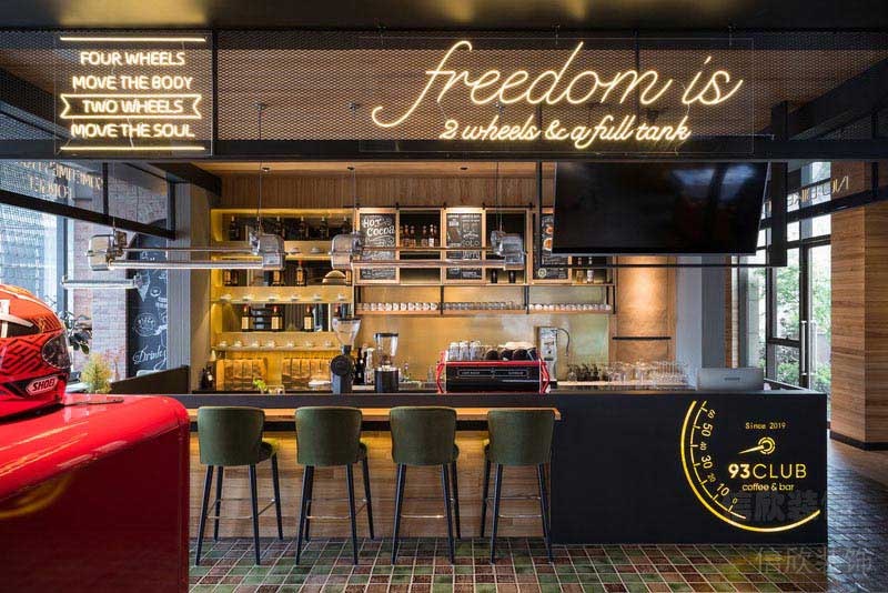 餐廳現(xiàn)代風(fēng)吧臺效果圖 (2)