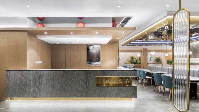 餐廳現(xiàn)代風(fēng)前臺(tái)效果圖 (2)