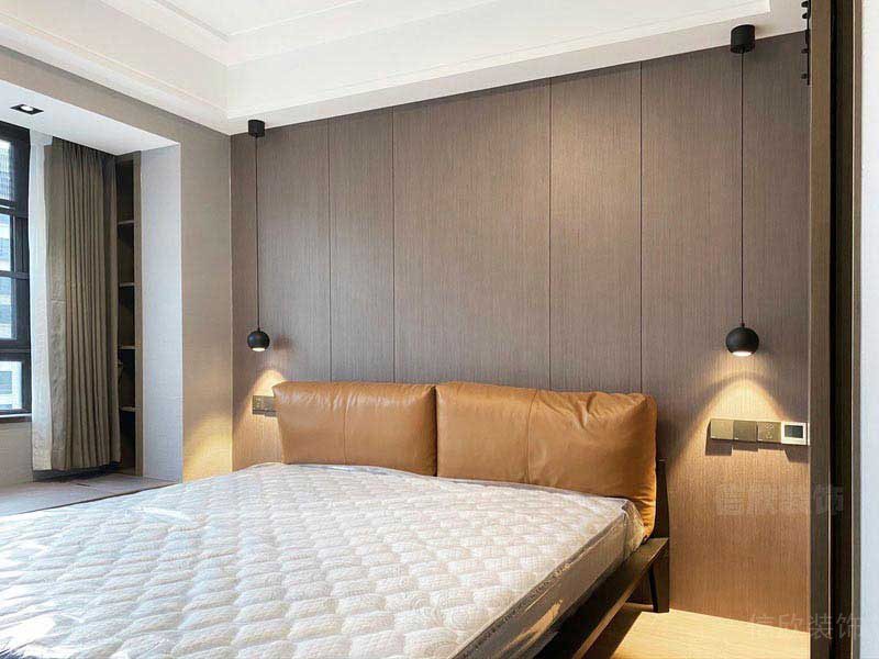 二手房改現(xiàn)代造輕奢風臥室效果圖