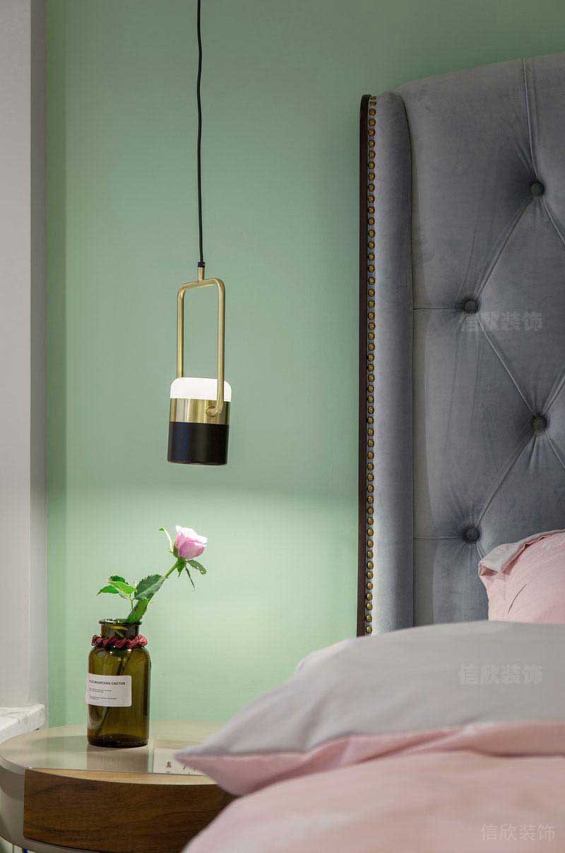 二手房改造現(xiàn)代輕奢風臥室效果圖 (3)