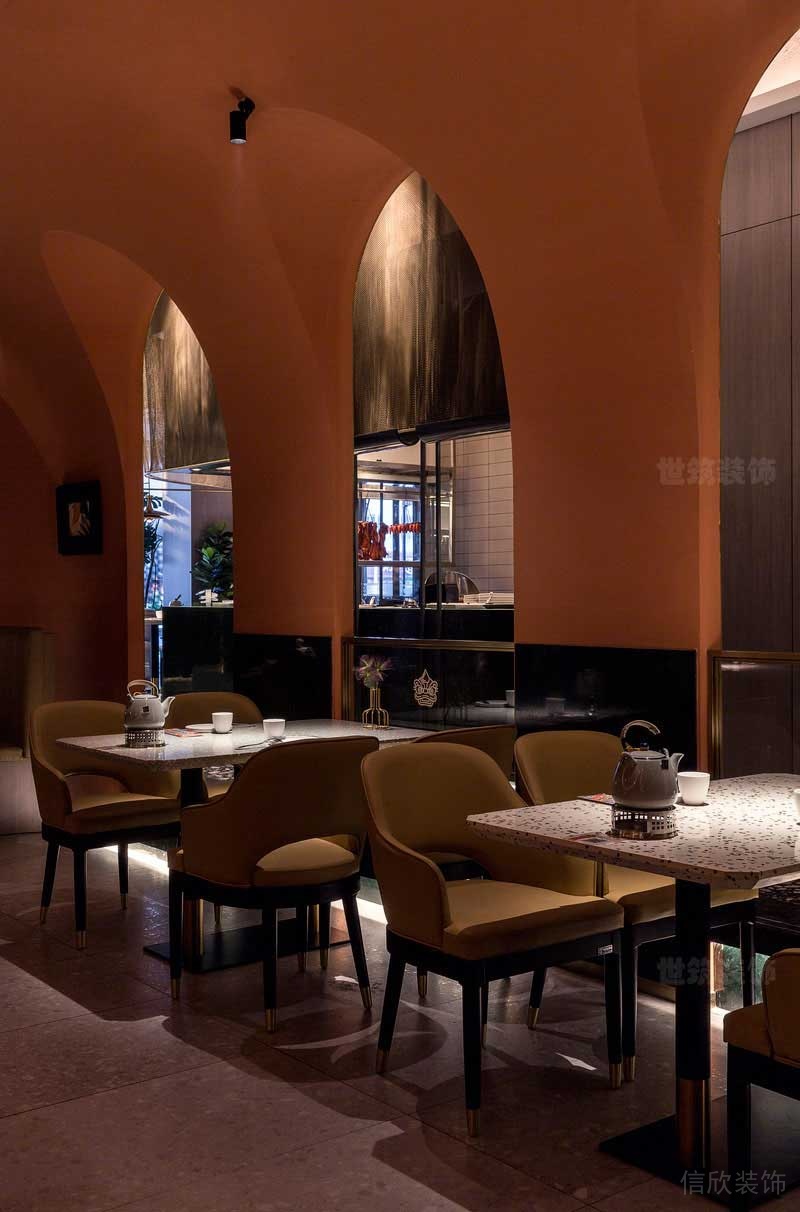 后現(xiàn)代簡約風(fēng)餐飲空間用餐區(qū)