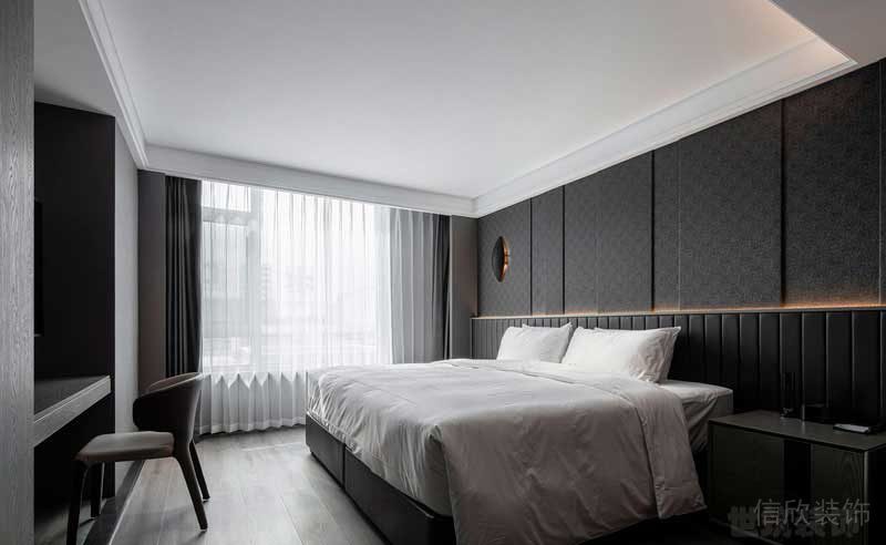 美式現(xiàn)代家居臥室實景圖