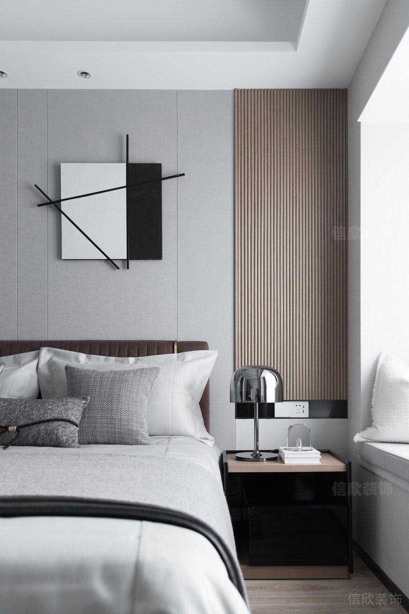 現(xiàn)代風(fēng)格灰色的臥室設(shè)計