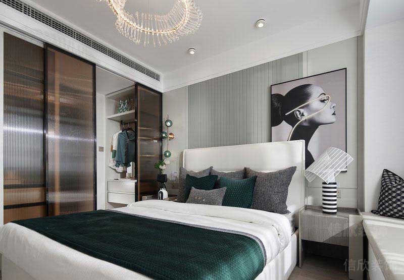 現(xiàn)代風格樣板風臥室