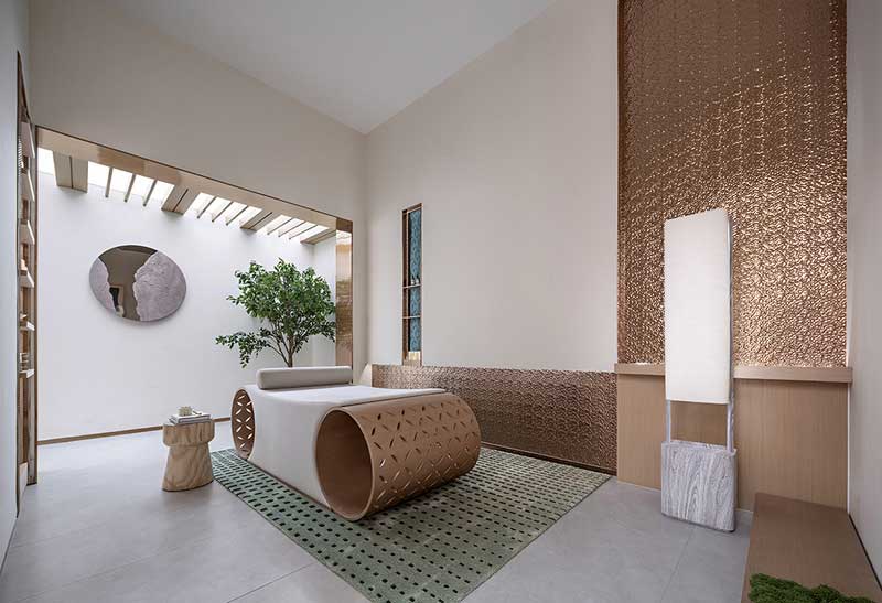 深圳南山區(qū)別墅裝修設(shè)計-負一層的理療房