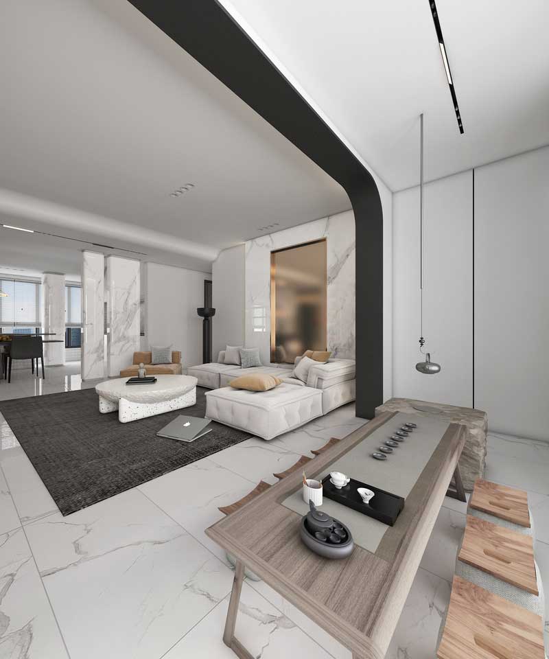 深圳碧桂園現(xiàn)代風(fēng)格樣板間裝修設(shè)計客廳品茶區(qū) 深圳碧桂園現(xiàn)代風(fēng)格樣板間裝修設(shè)計客廳品茶區(qū)