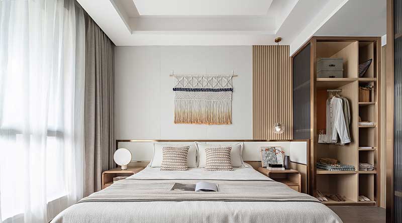 深圳南山區(qū)別墅裝修設(shè)計-主臥室