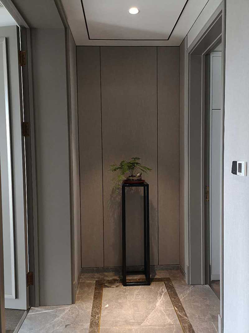 觀(guān)深圳南山新中式家居裝修設(shè)計(jì)圖過(guò)道景觀(guān)