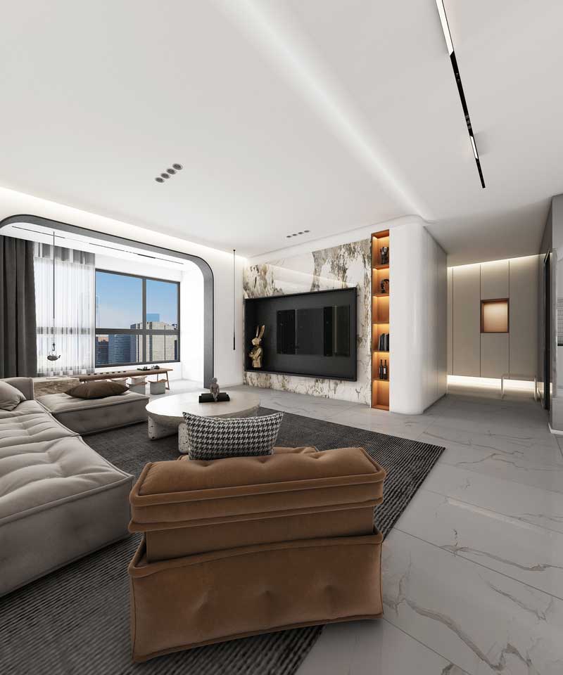 深圳碧桂園現(xiàn)代風(fēng)格樣板間裝修設(shè)計客廳電視背景墻 深圳碧桂園現(xiàn)代風(fēng)格樣板間裝修設(shè)計客廳電視背景墻