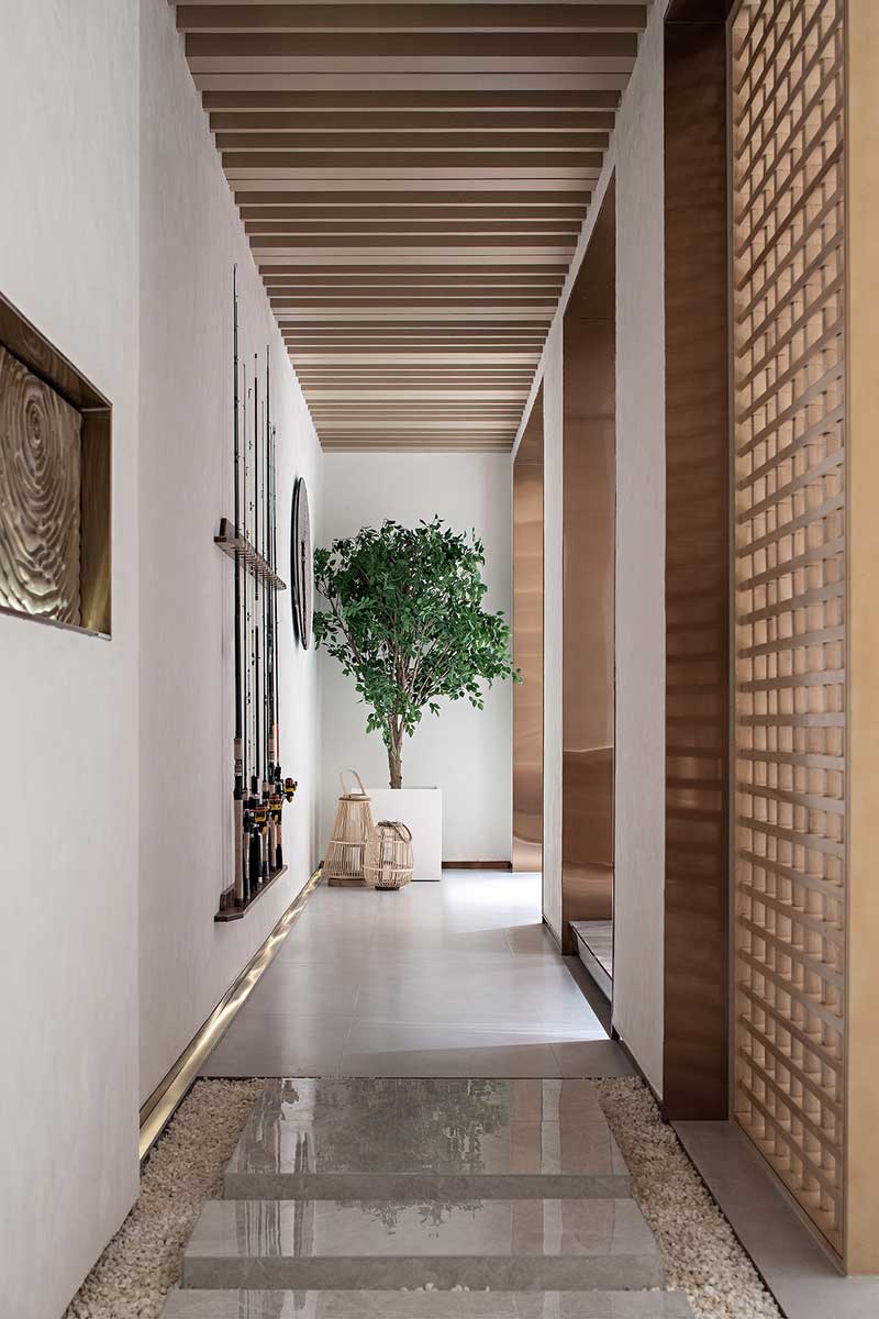 深圳南山區(qū)別墅裝修設(shè)計-負一層漁具展示區(qū)