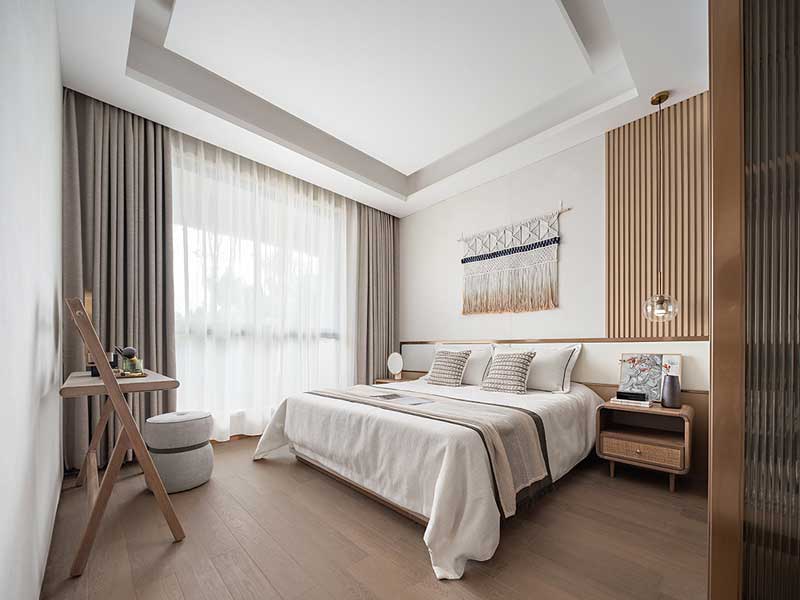 深圳南山區(qū)別墅裝修設(shè)計-一層主臥