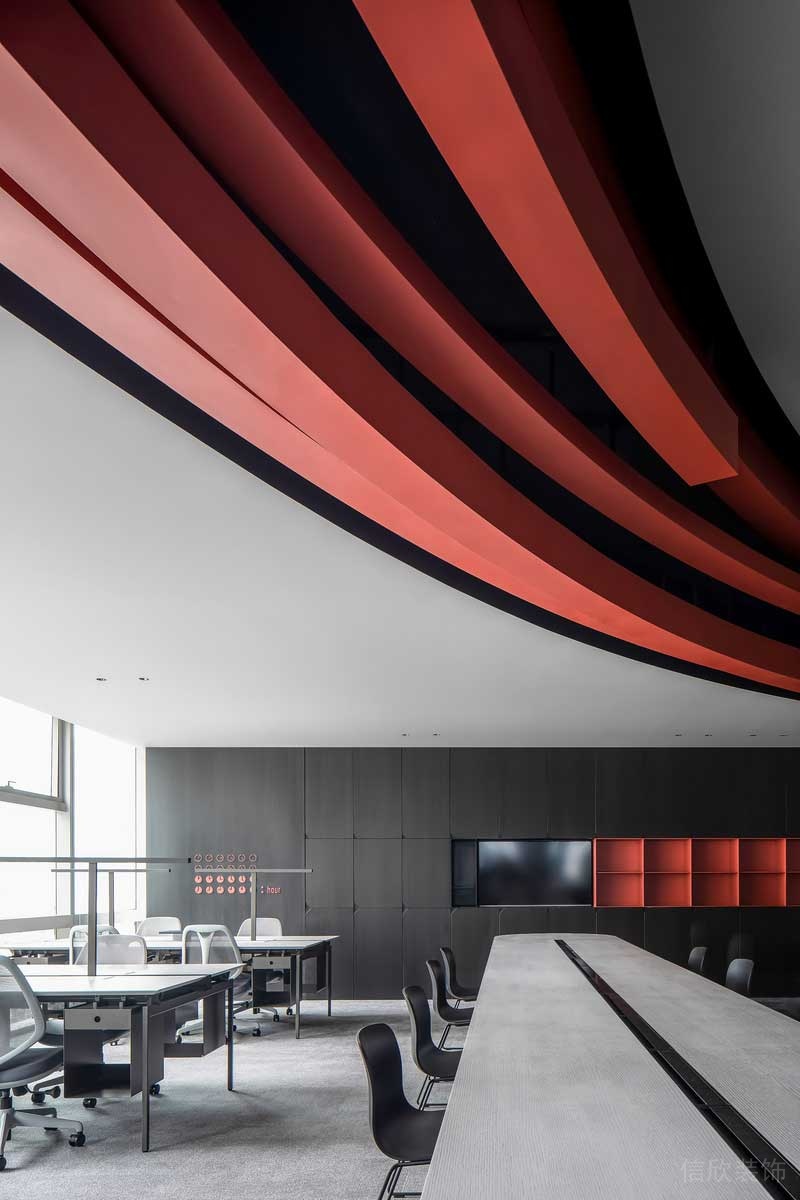 深圳南山前?，F(xiàn)代風(fēng)格辦公室裝修設(shè)計辦公區(qū)家具