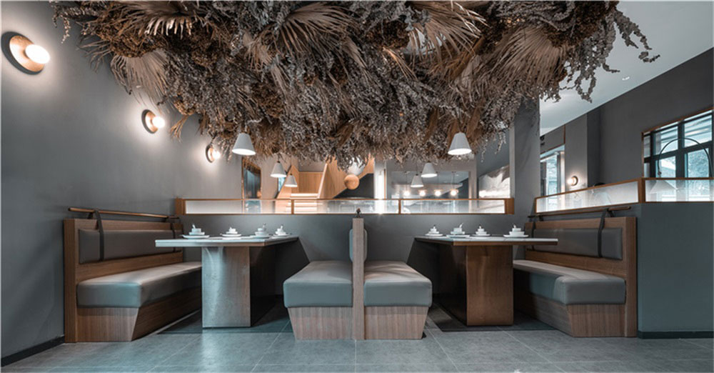 簡約風(fēng)浙江特色菜連鎖餐廳深圳龍華店裝修設(shè)計卡座用餐區(qū) 簡約風(fēng)浙江特色菜連鎖餐廳深圳龍華店裝修設(shè)計卡座用餐區(qū)