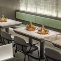 龍崗黃記煌現代風格餐飲連鎖店裝修設計卡座用餐區