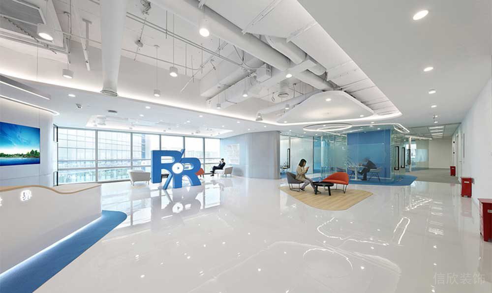 機(jī)構(gòu)裝修設(shè)計(jì)大廳工業(yè)風(fēng)簡(jiǎn)約純白效果興趣班英語培訓(xùn)機(jī)構(gòu)裝修