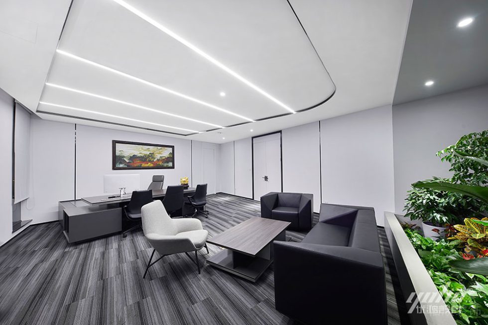 現(xiàn)代風(fēng)格商務(wù)辦公場(chǎng)所經(jīng)理辦公室裝修圖