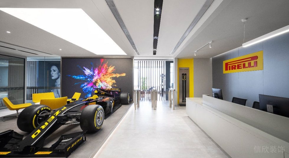 現(xiàn)代風(fēng)格商務(wù)辦公場(chǎng)所前臺(tái)會(huì)客廳設(shè)計(jì)裝修圖