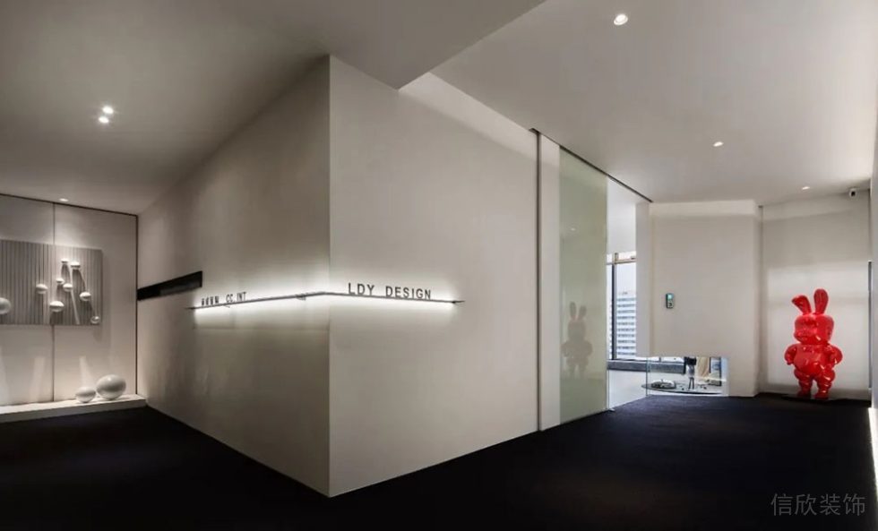 現(xiàn)代風(fēng)格商務(wù)辦公空間門廊設(shè)計裝修圖