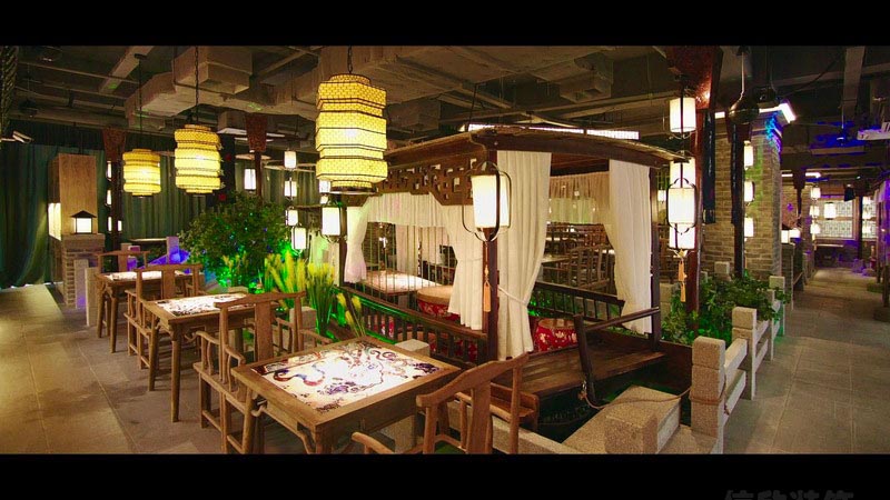 深圳鹽田中式風格餐飲店裝修圖用餐區(qū) 深圳鹽田中式風格餐飲店裝修圖用餐區(qū)